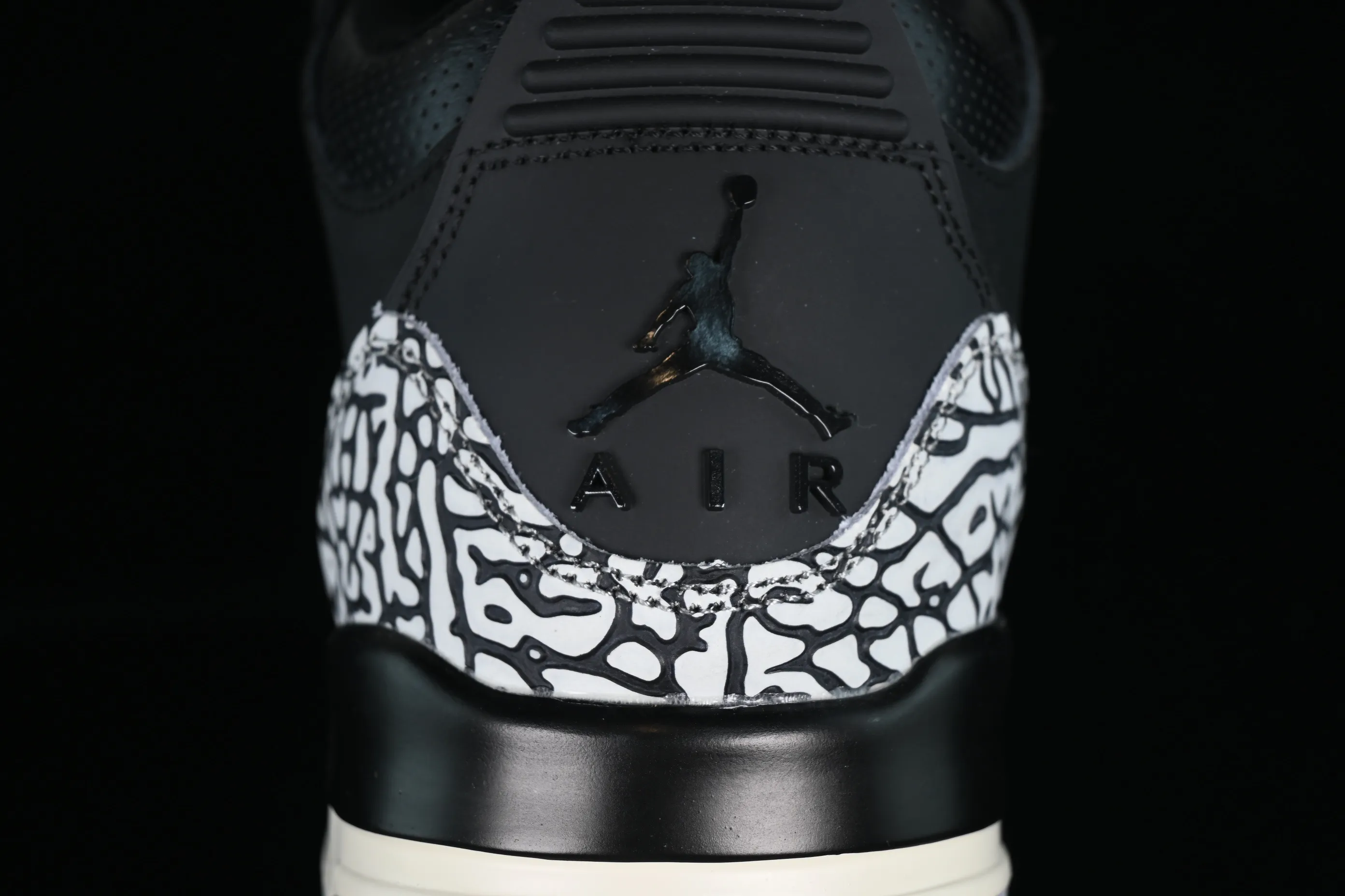 All categories Air Jordan Jordan series basketball shoes Air Jordan 3 G version Air Jordan 3 Retro "Off Noir" AJ3 Joe 3 old black cement CK9246-001